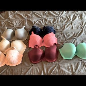 Victoria’s Secret Lined Demi Bras 38 DDD & push-up